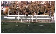 MOSiR - widok na płytę piłkarską i boiska terenowe